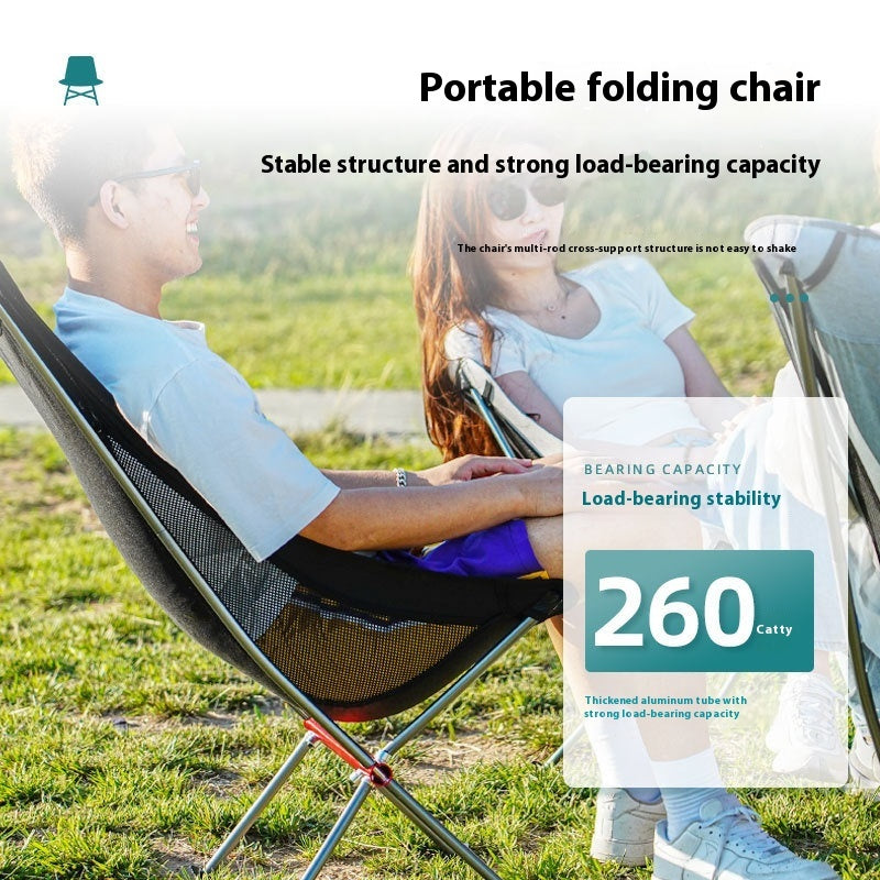 Portable Alloy Outdoor Camping Leisure Chair