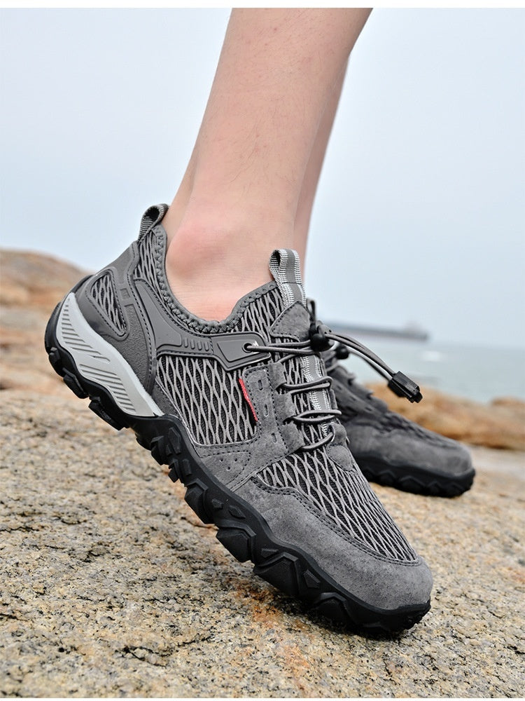 Outdoor Mesh Surface Hiking Shoes
