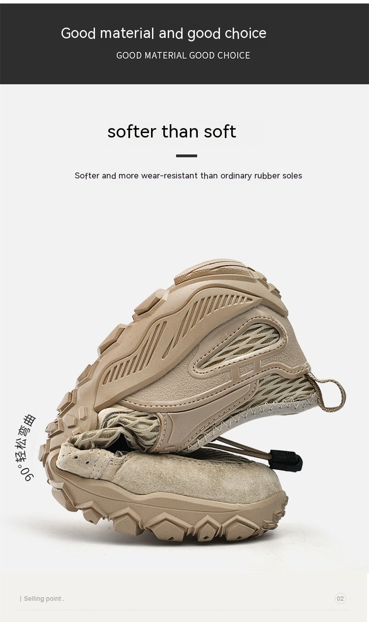 Outdoor Mesh Surface Hiking Shoes