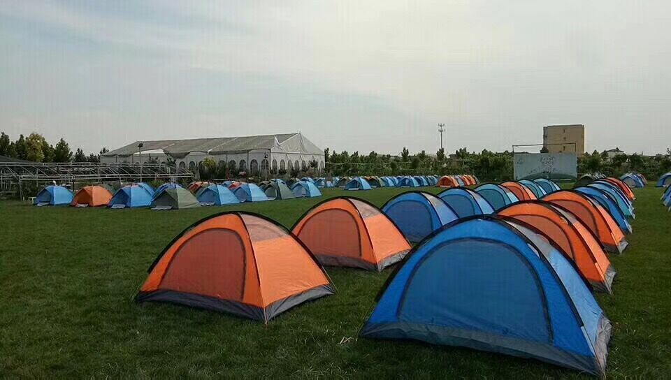 Outdoor Double Aluminum Pole Waterproof Tent