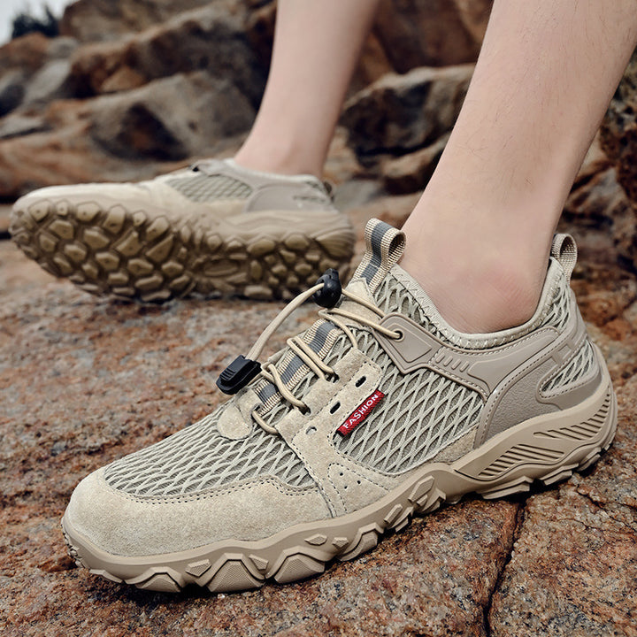 Outdoor Mesh Surface Hiking Shoes