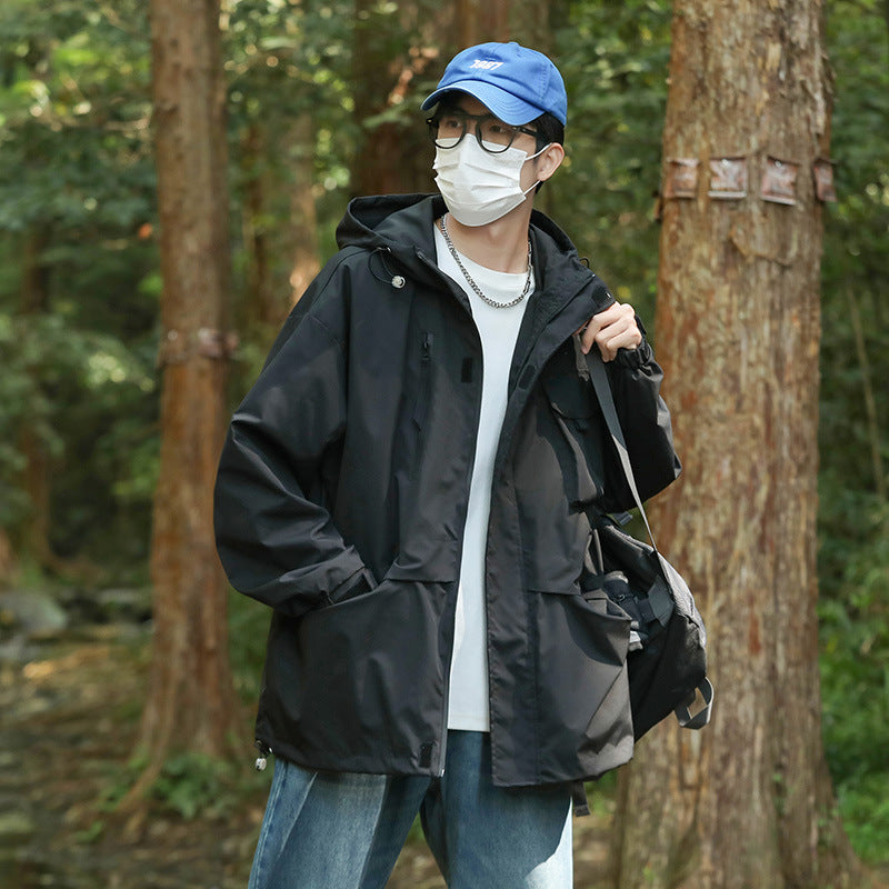 Men's Shell Jacket Cargo Jacket