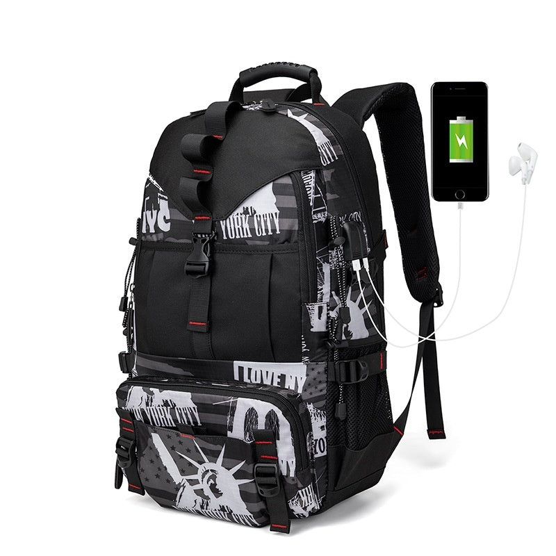 Men's Waterproof Oxford Cloth Backpack