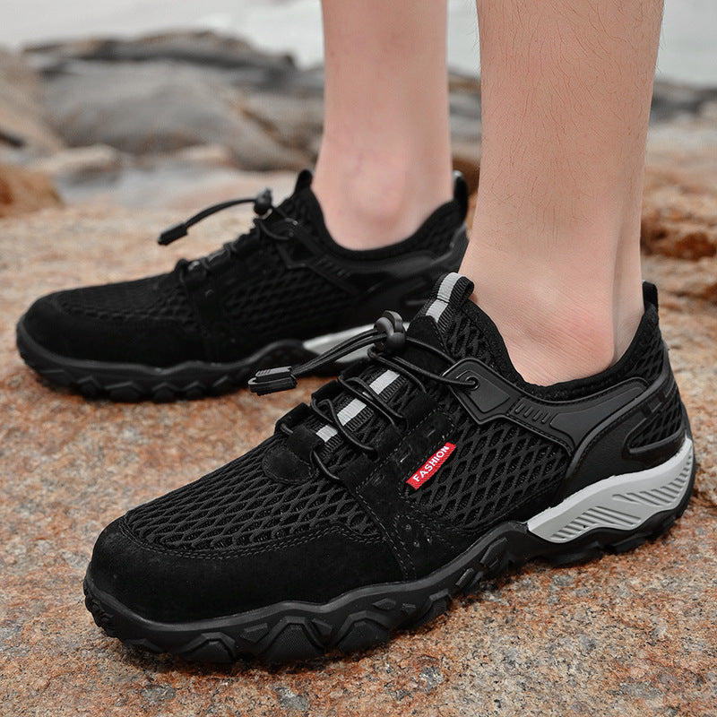 Outdoor Mesh Surface Hiking Shoes
