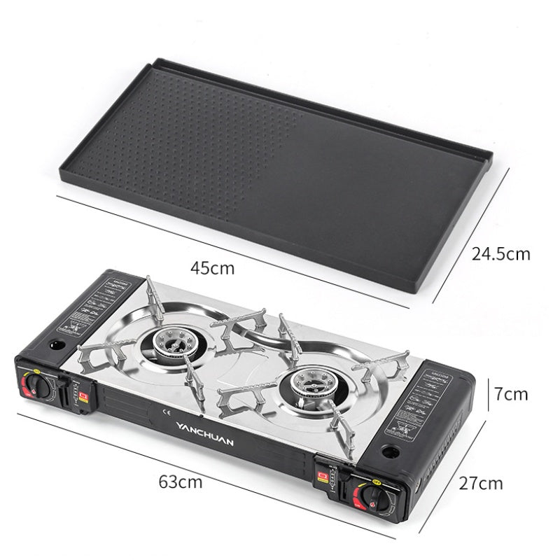 Outdoor Field Double Range Cookware Baking Tray