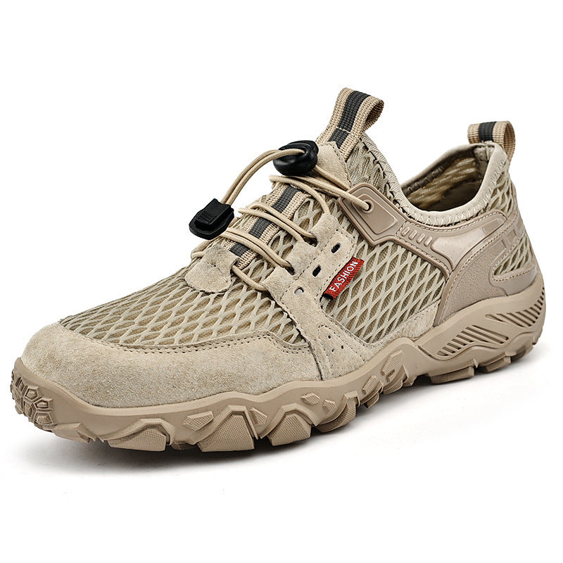 Outdoor Mesh Surface Hiking Shoes